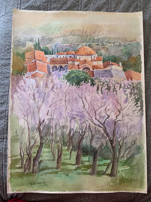 Watercolor painting new 56x76