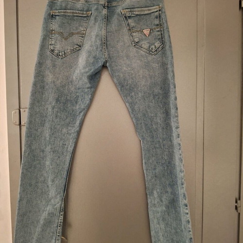 Guess men's blue pants like new