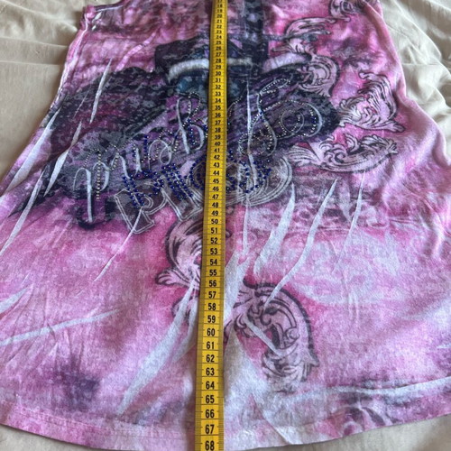 Summer T-shirt size M like new, purple