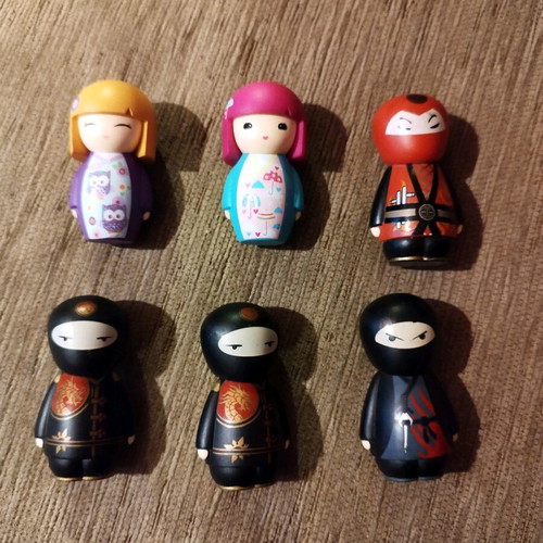Kimidoll miniatures like new, set of 6 pieces