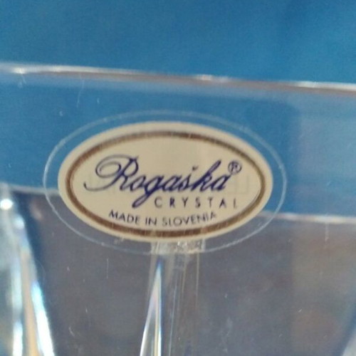 Crystal decorative item new with sticker