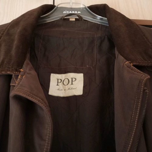 Jacket with corduroy details like new, size 38