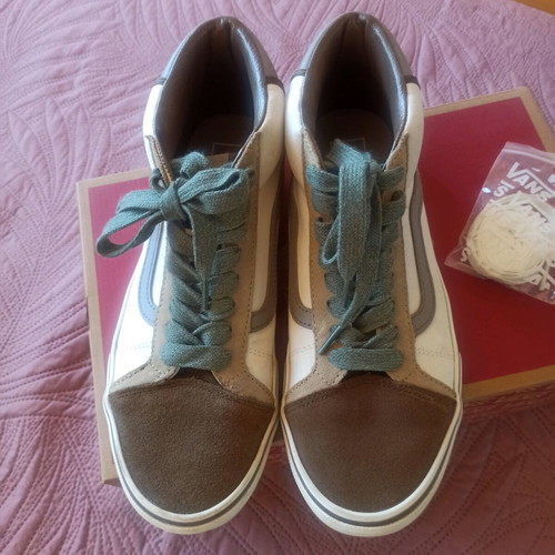 Vans Mid Skool sneakers size 43 like new, coffee-beige