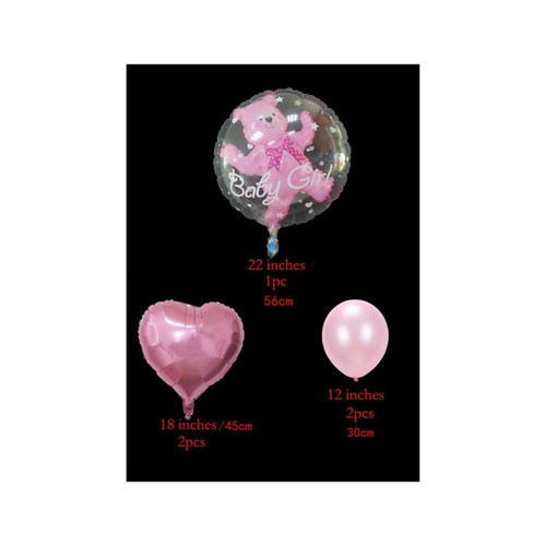 Baby Girl Balloon Set new, pink shades for baby shower
