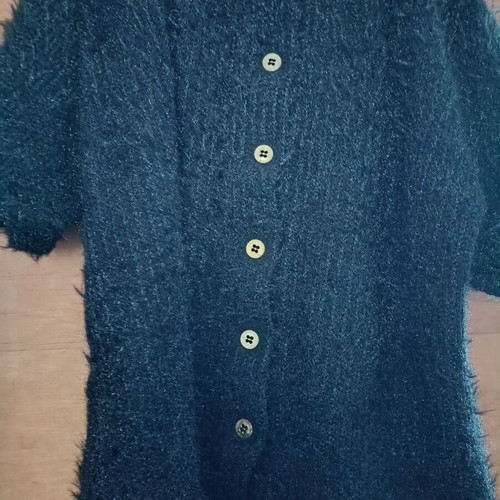 Regalinas knitted blouse like new, size M, black
