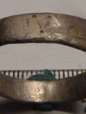 Old Revival Silver Ring used with Church Inscription