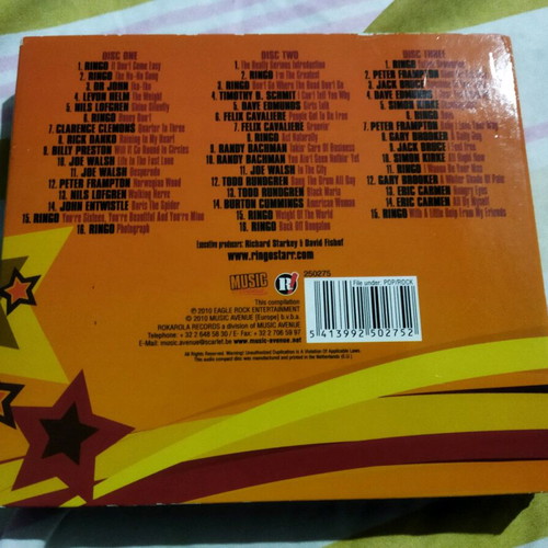 Ringo Starr & His All Starr Band With A Little Help From My Friends 3CD Boxset like new, rock