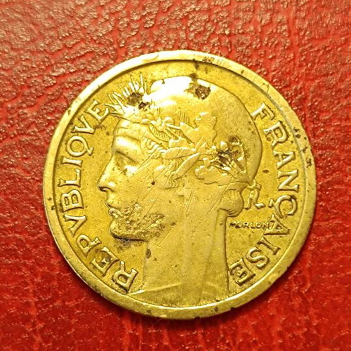 1 Franc 1940 used, France