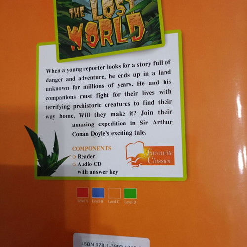 The Lost World book for English practice new