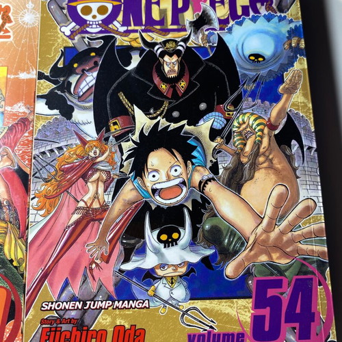 One Piece comics like new, volumes 51, 54, 59