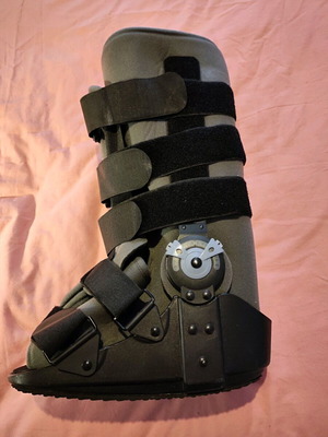 Medical Brace MB.6005 Ρυθμιζόμενη Μπότα Ποδοκνημικής Μαύρη Μέγεθος Medium