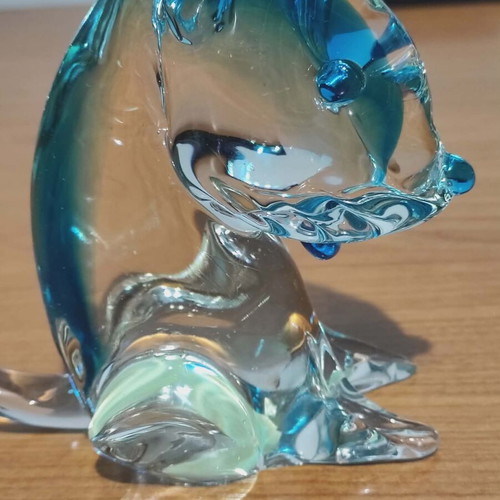 Murano blown glass decoration like new