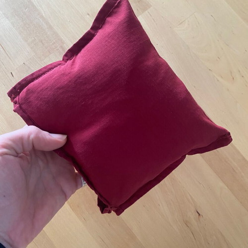 Notabag backpack and shoulder bag like new, burgundy red
