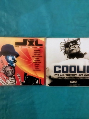 Junkie XL double CD and Coolio single CD like new, electronic and hip hop