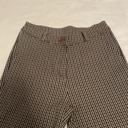 Checked women's pants used, size Small, elastic