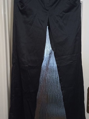 Step by step satin pants used, size Medium, black