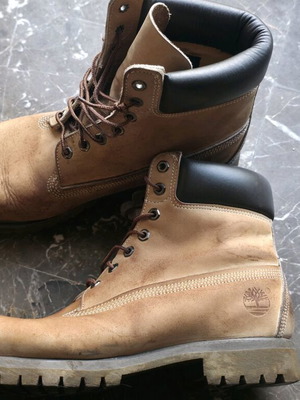 Timberland ανδρικά μποτάκια μεταχειρισμένα, νούμερο 46, μπεζ καφέ