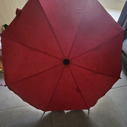 Stroller umbrella red like new