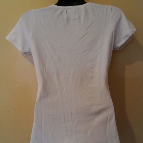 Zara t-shirt used, white, medium size