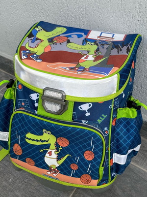 Ученическа раница Polo Hard Shell Dino като нова