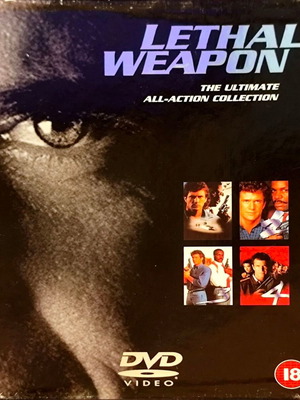 Lethal Weapon DVD μεταχειρισμένη συλλογή, αγγλικοί υπότιτλοι