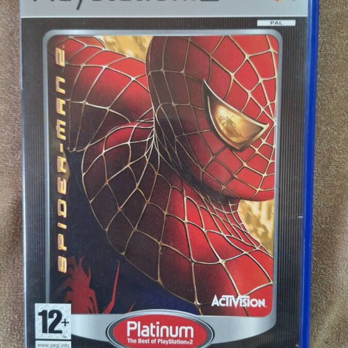 Spider Man 2 Platinum game for Sony Playstation 2 like new, adventure