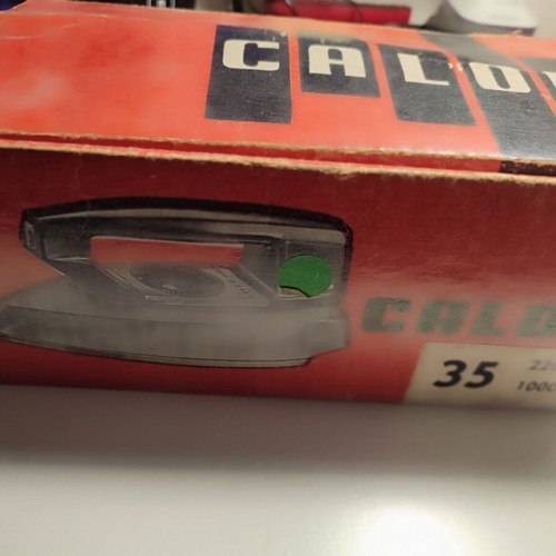 Vintage Calor Matic Supermat electric iron like new