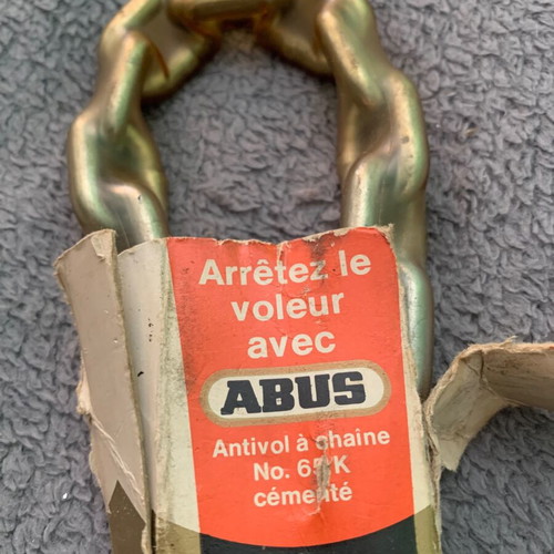 Abus Αντικλεπτική Αλυσίδα Μοτοποδηλάτου 5mm Ατσάλι 60cm με Δύο Κλειδιά