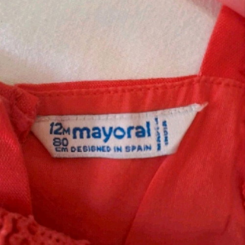 Mayoral dress 12 months like new, summer