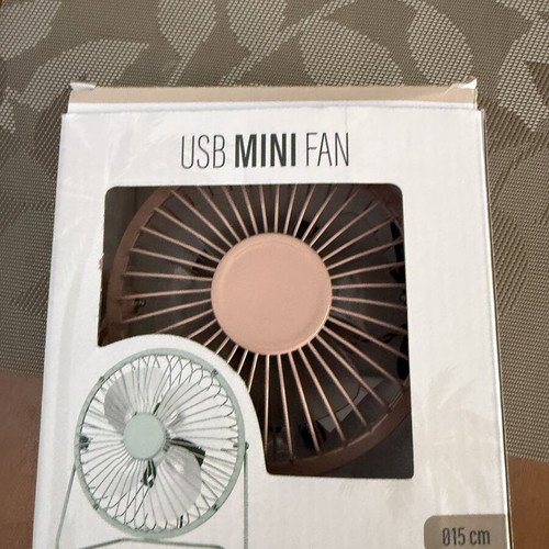 Mini fan with USB cable new