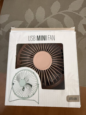 Mini fan with USB cable new
