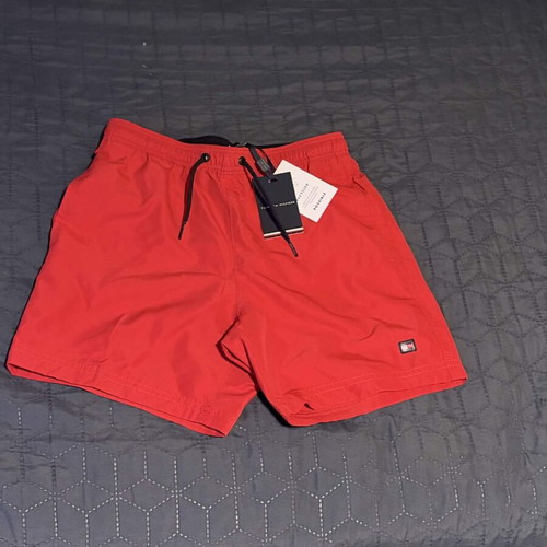 Tommy Hilfiger kids' swim shorts, red, size 140 cm
