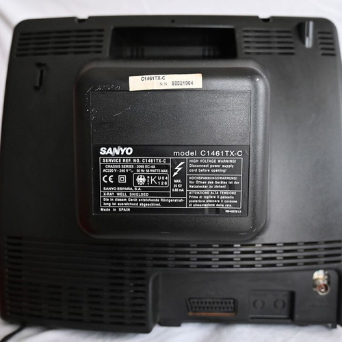 Sanyo CRT TV used, 15 inch, model C1461TX-C