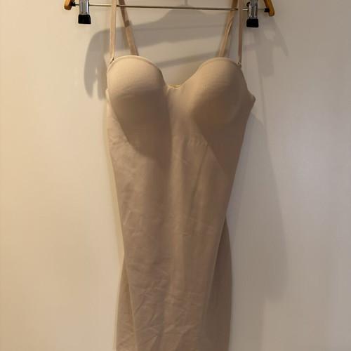 Lovable nude beige body suit shaper size S like new