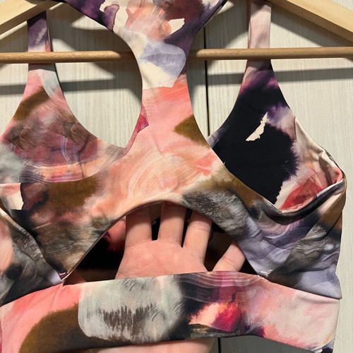 Stradivarius sports bra multicolor like new