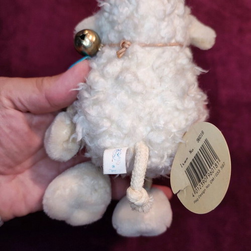 Nici black and white sheep plush pair used