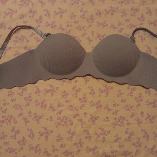 Bra gray-blue like new, size 80A/80B with inner padding