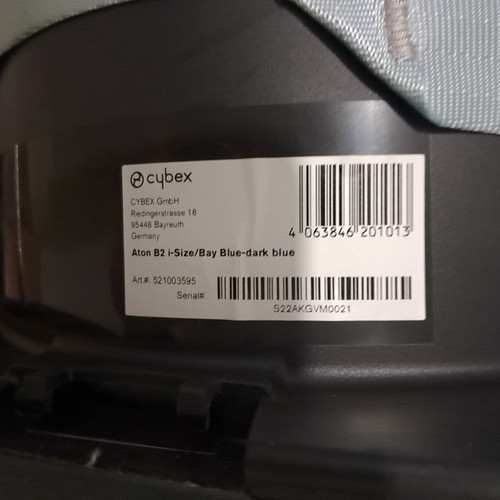 Cybex Aton B2 i-Size Baby Car Seat like new with free mirror