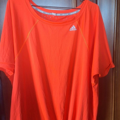 Adidas shirt orange new, L-XL
