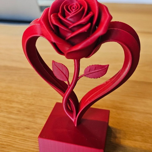 Heart rose red new decorative gift for women