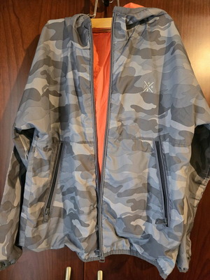 Light reversible jacket for girls 6-8 years used, multicolor