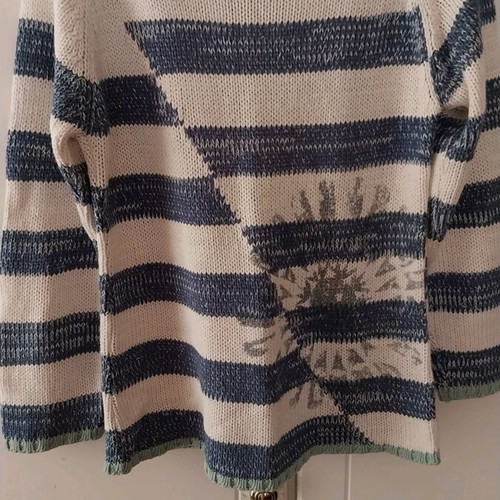 Cotton knitted blouse used