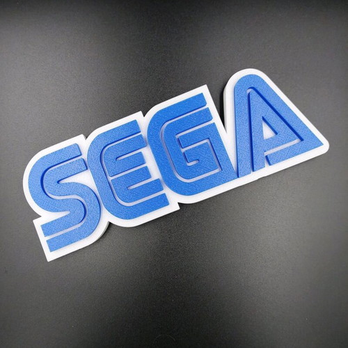 Sega Logo new, 20cm retro gaming decor