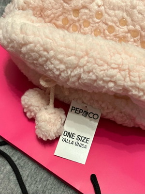 Pep&Co women's pink house slippers new with anti-slip sole