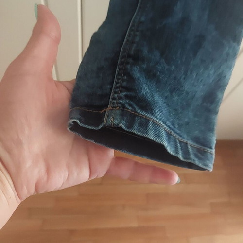 Elastic jean leggings Pull & Bear size 40 like new, blue