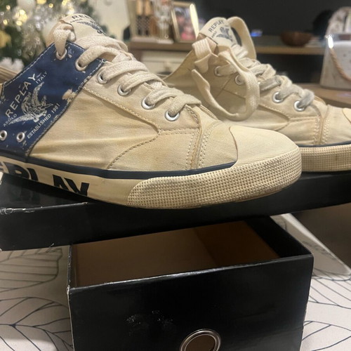 Replay Jeans sneakers used, size 46, casual sports shoes