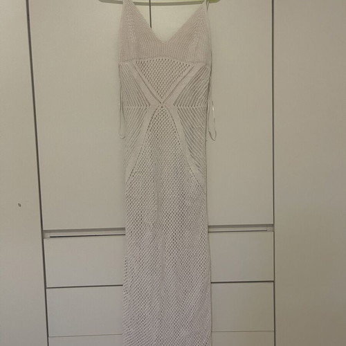 Stradivarius knitted dress like new, beige, size M