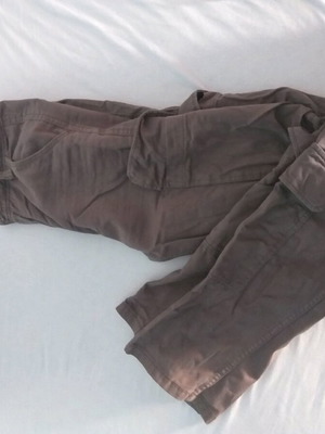 Cargo pants Bershka grey long like new, size 34