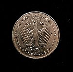  2 ΜΑΡΚΑ ΓΕΡΜΑΝΙΑΣ 1992 D - GERMANY - 2 Deutsche Mark 1992 D (Franz Josef Strauß)