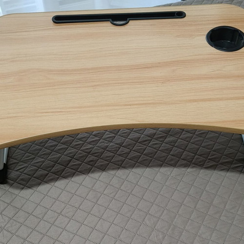 Laptop table new with coffee holder, folding, metal frame